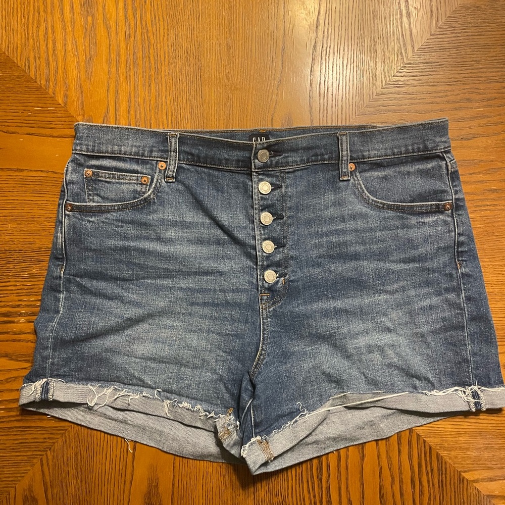 Gap Button Fly Denim Shorts